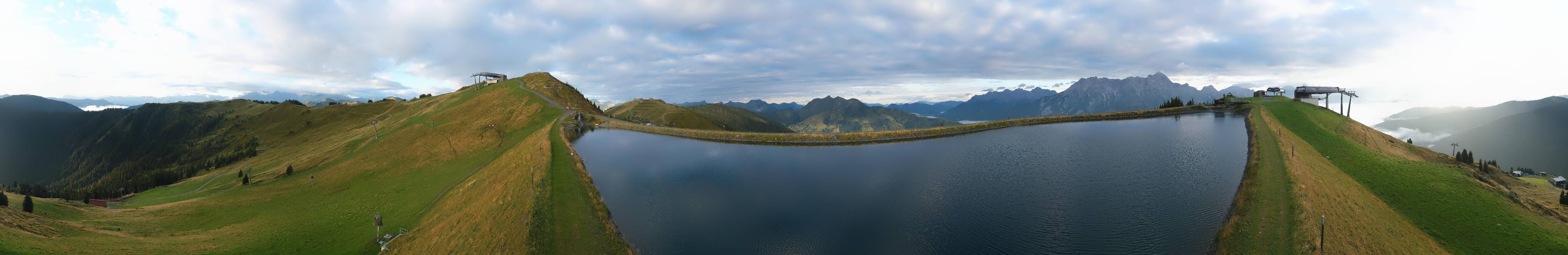 Archiv Foto Webcam Leogang: Ausblick vom Großen Asitz