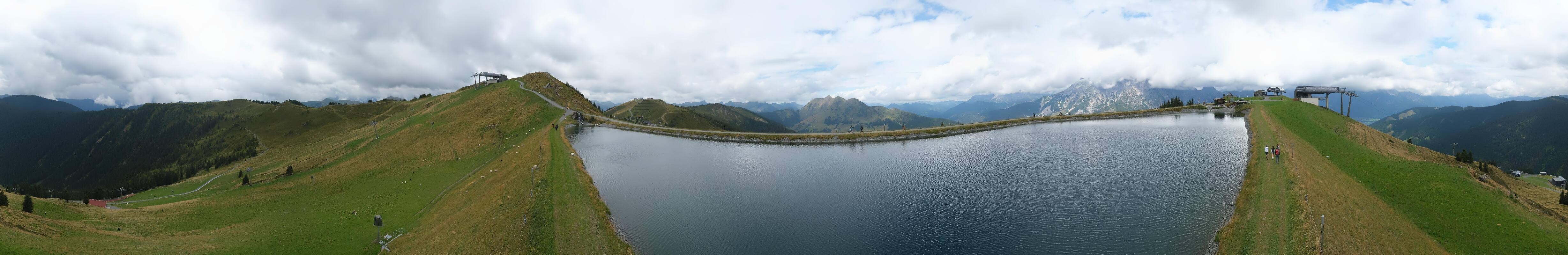 Archiv Foto Webcam Leogang: Ausblick vom Großen Asitz