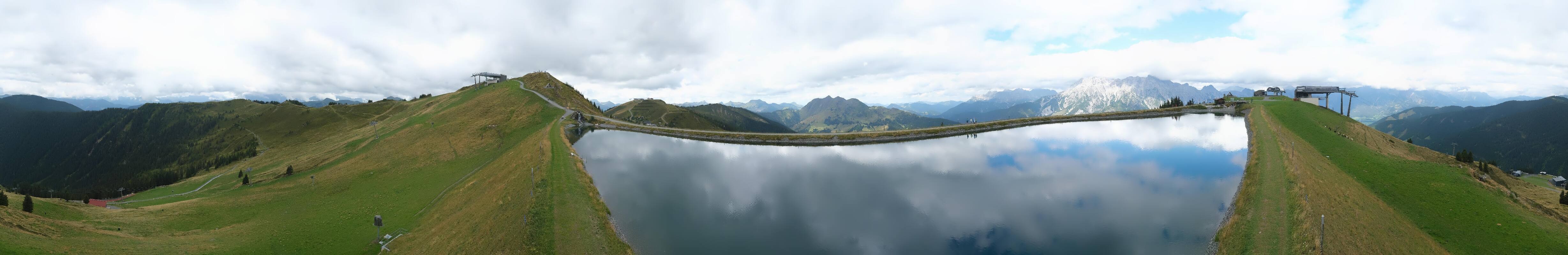 Archiv Foto Webcam Leogang: Ausblick vom Großen Asitz