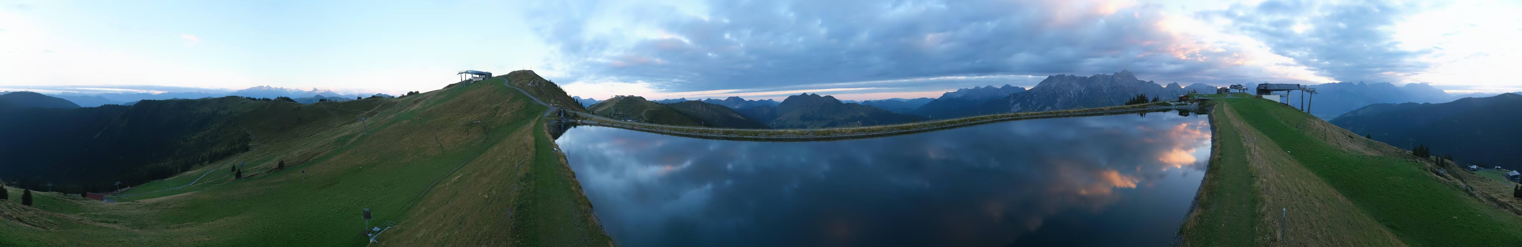 Archiv Foto Webcam Leogang: Ausblick vom Großen Asitz