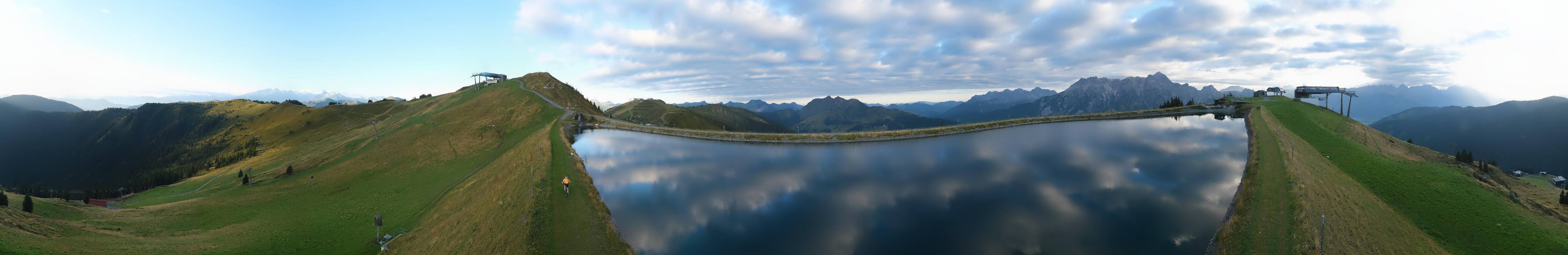 Archiv Foto Webcam Leogang: Ausblick vom Großen Asitz