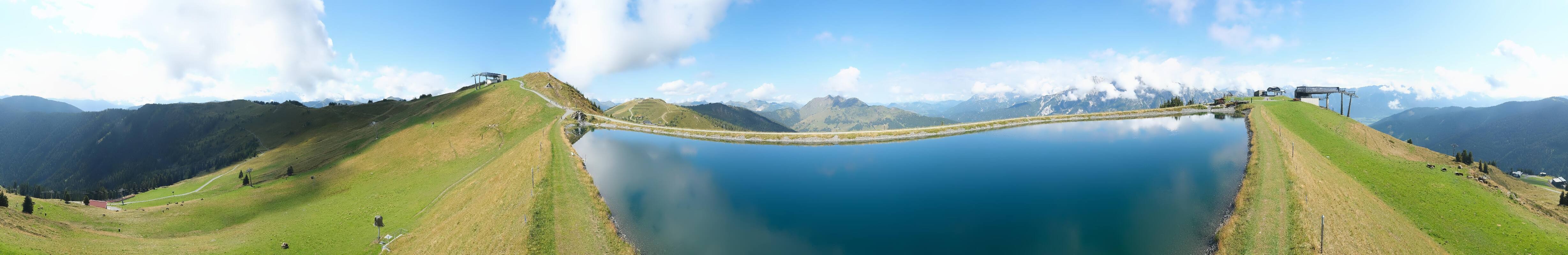 Archiv Foto Webcam Leogang: Ausblick vom Großen Asitz