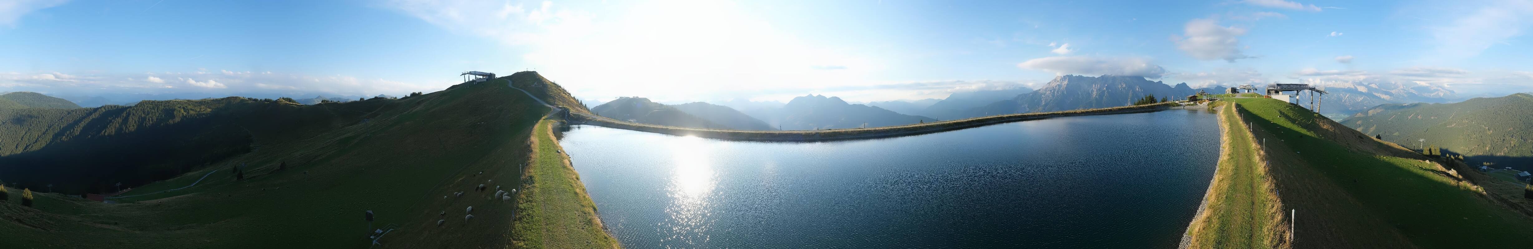 Archiv Foto Webcam Leogang - Ausblick vom Großen Asitz