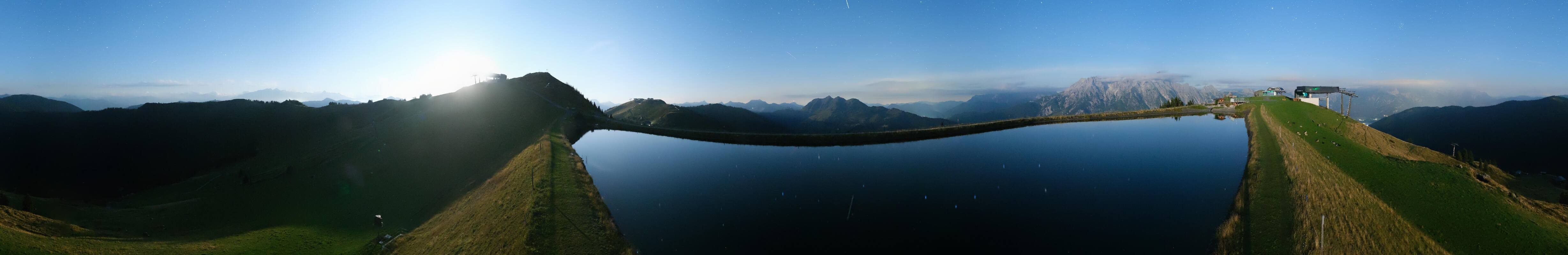 Archiv Foto Webcam Leogang: Ausblick vom Großen Asitz