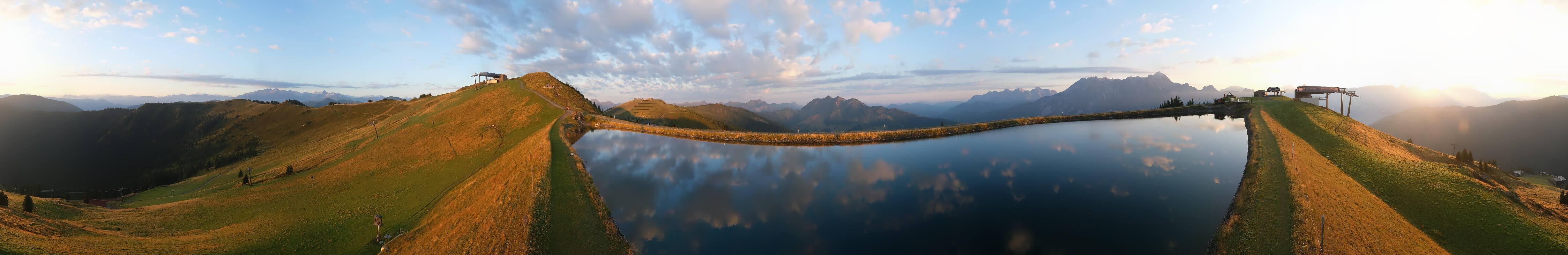 Archiv Foto Webcam Leogang: Ausblick vom Großen Asitz
