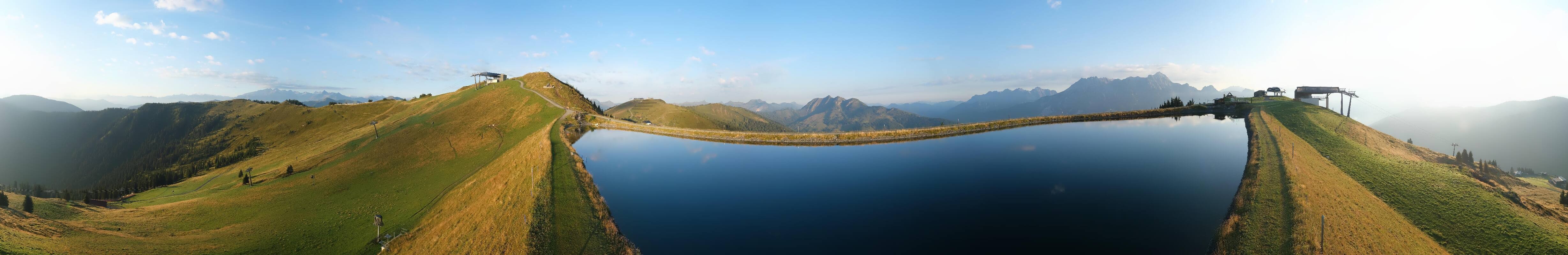 Archiv Foto Webcam Leogang: Ausblick vom Großen Asitz