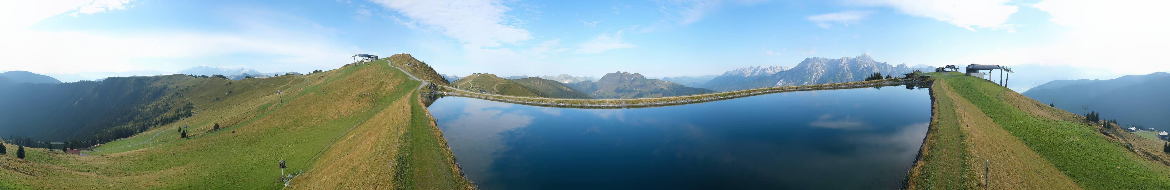 Archiv Foto Webcam Leogang: Ausblick vom Großen Asitz