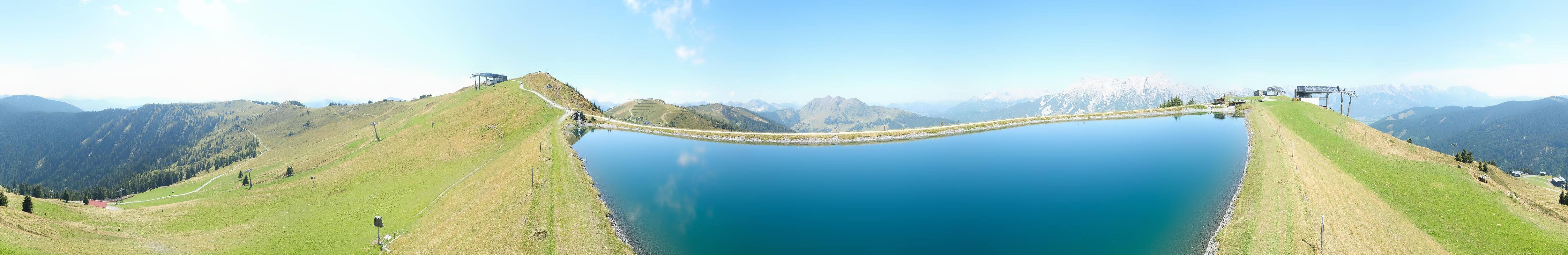 Archiv Foto Webcam Leogang: Ausblick vom Großen Asitz