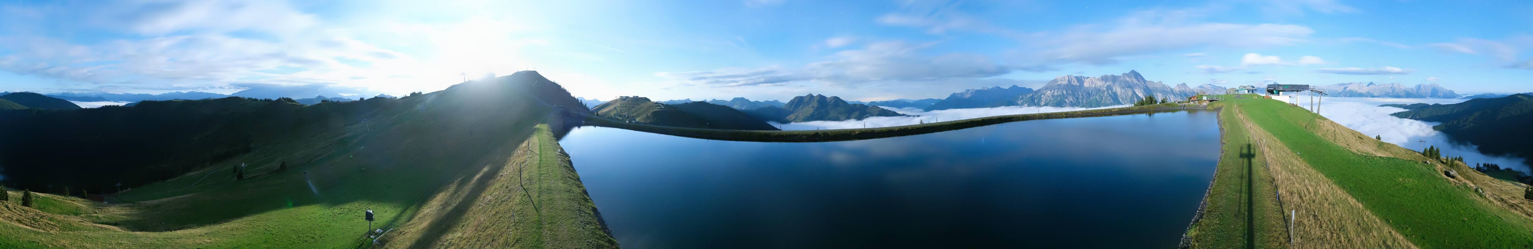 Archiv Foto Webcam Leogang: Ausblick vom Großen Asitz