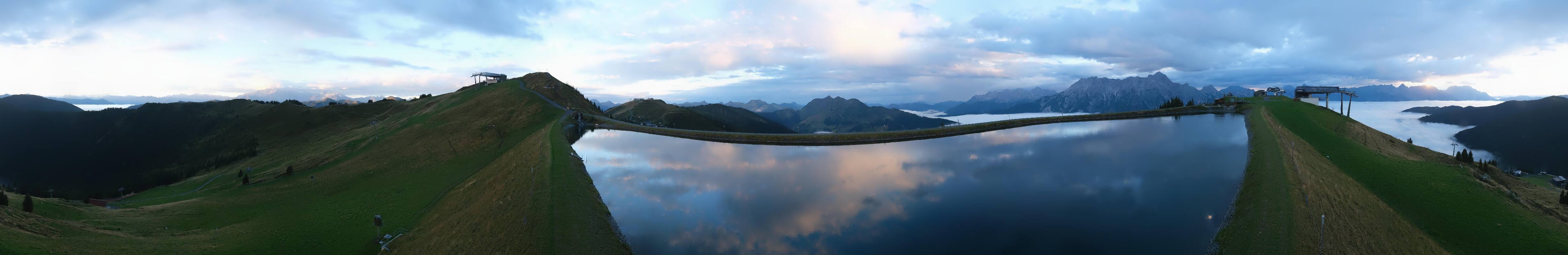 Archiv Foto Webcam Leogang: Ausblick vom Großen Asitz