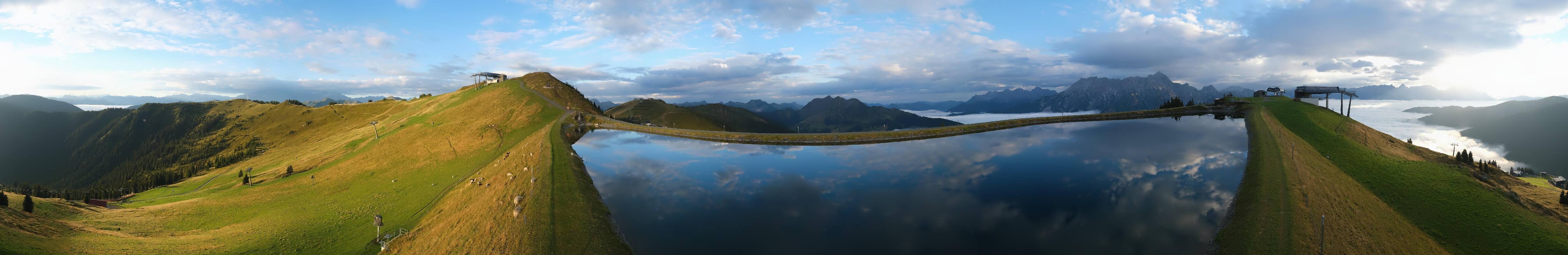 Archiv Foto Webcam Leogang: Ausblick vom Großen Asitz