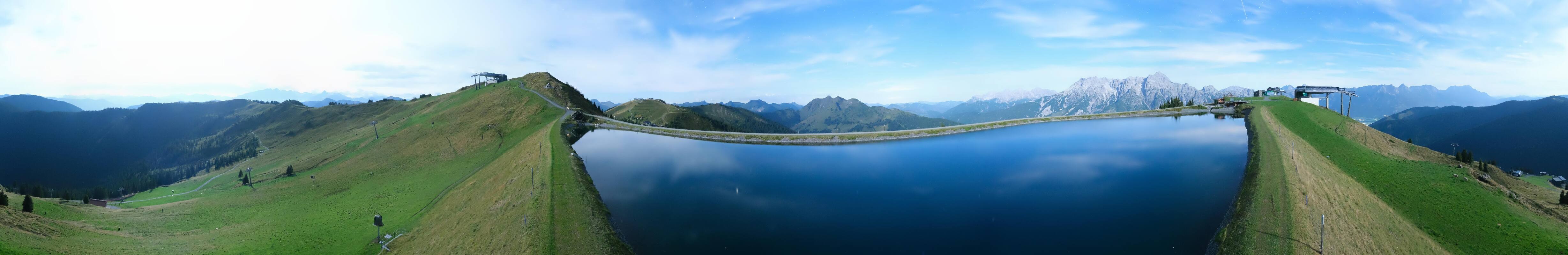 Archiv Foto Webcam Leogang: Ausblick vom Großen Asitz