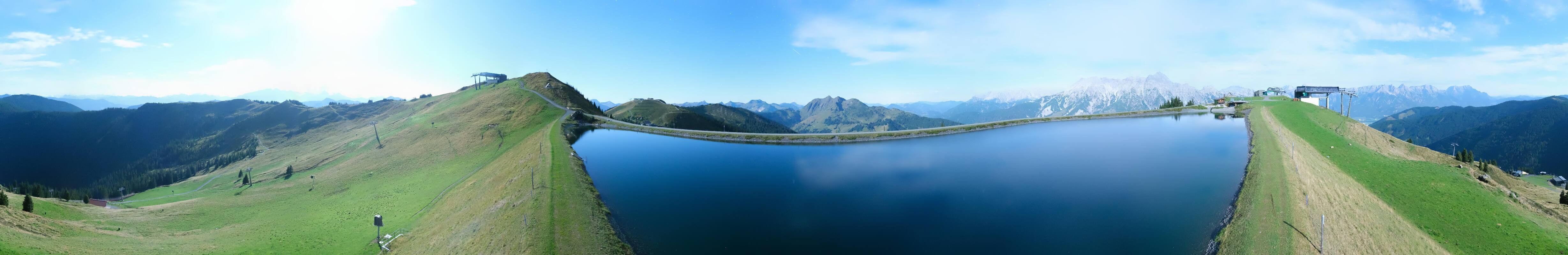 Archiv Foto Webcam Leogang: Ausblick vom Großen Asitz