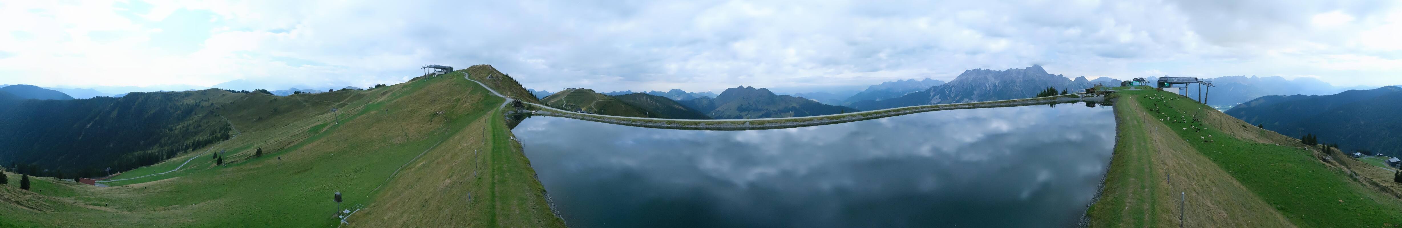 Archived image Webcam Leogang - View from Großer Asitz