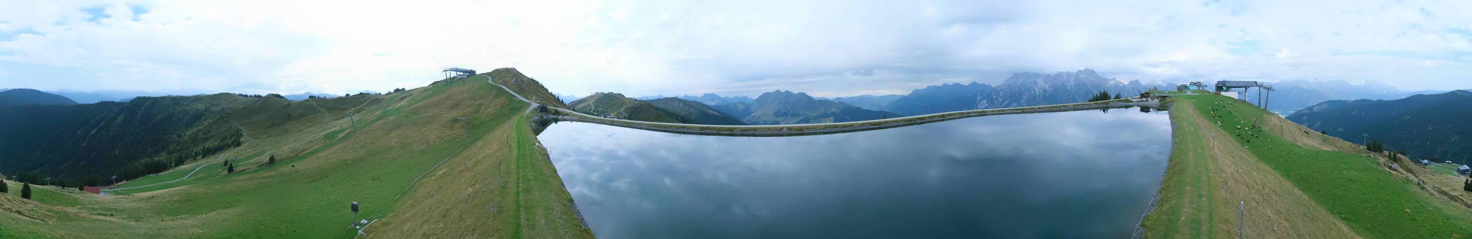 Archived image Webcam Leogang - View from Großer Asitz