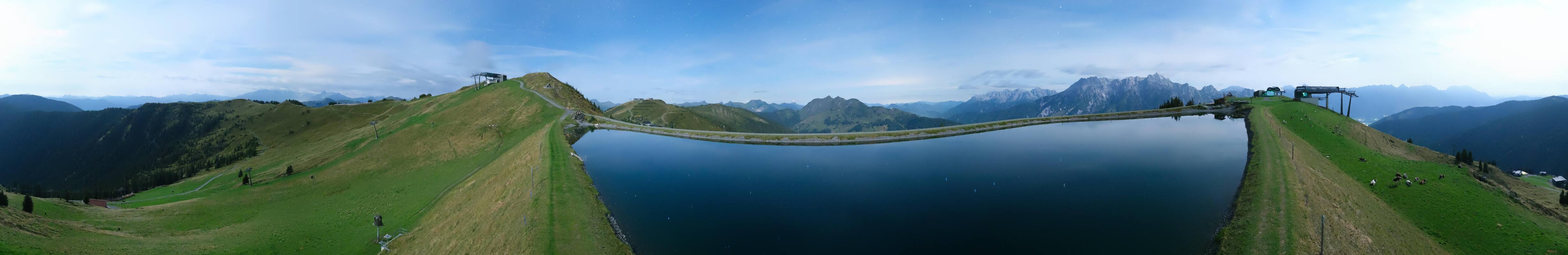 Archiv Foto Webcam Leogang: Ausblick vom Großen Asitz