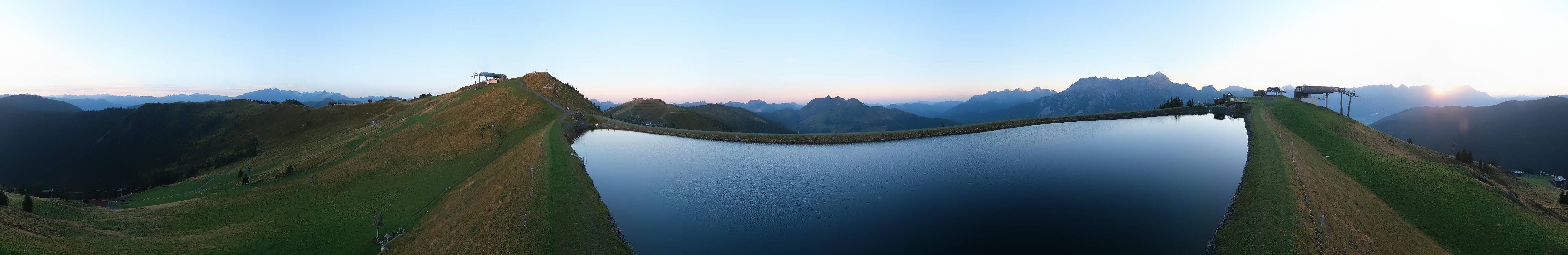 Archiv Foto Webcam Leogang: Ausblick vom Großen Asitz