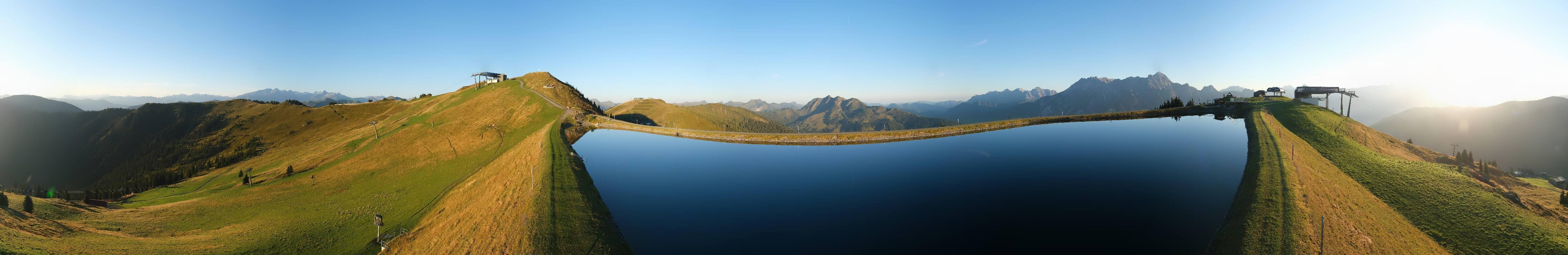 Archiv Foto Webcam Leogang: Ausblick vom Großen Asitz