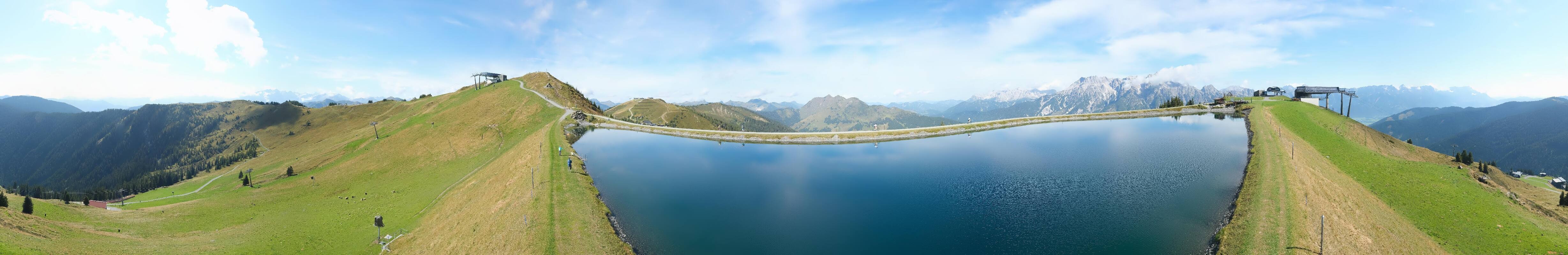 Archiv Foto Webcam Leogang: Ausblick vom Großen Asitz
