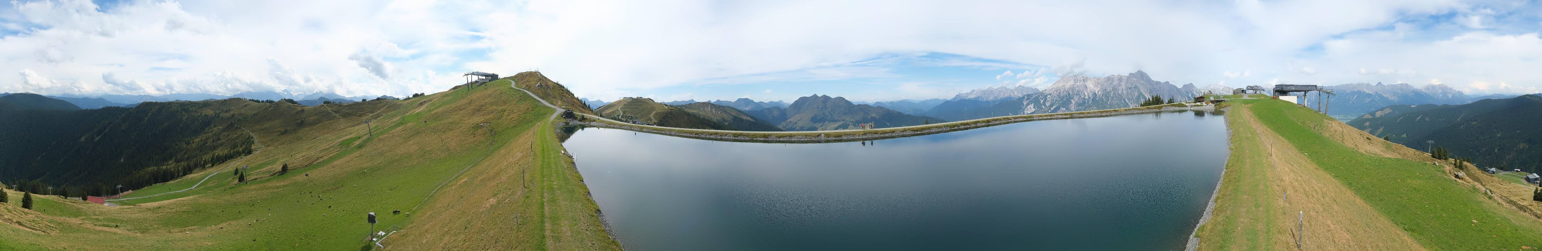 Archived image Webcam Leogang - View from Großer Asitz