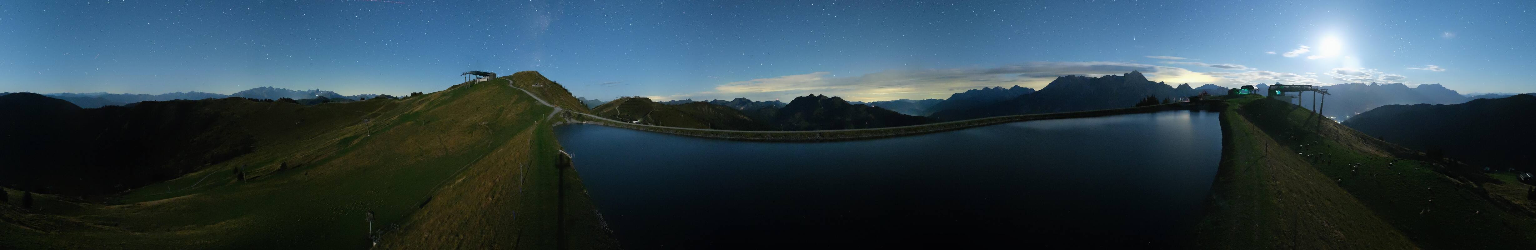 Archiv Foto Webcam Leogang: Ausblick vom Großen Asitz
