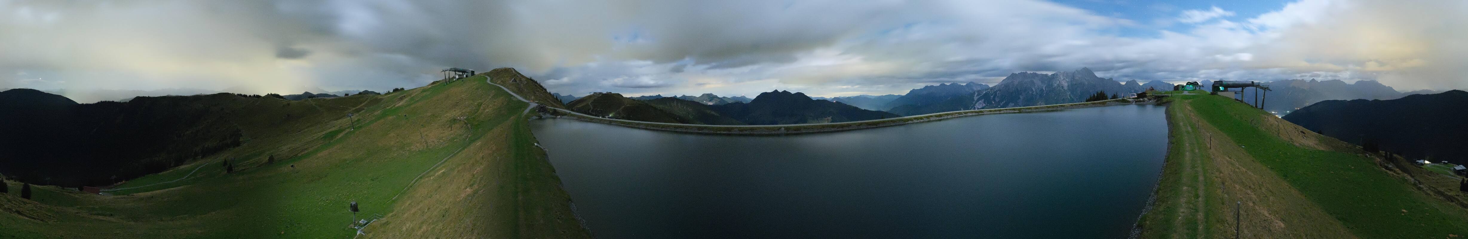 Archiv Foto Webcam Leogang: Ausblick vom Großen Asitz