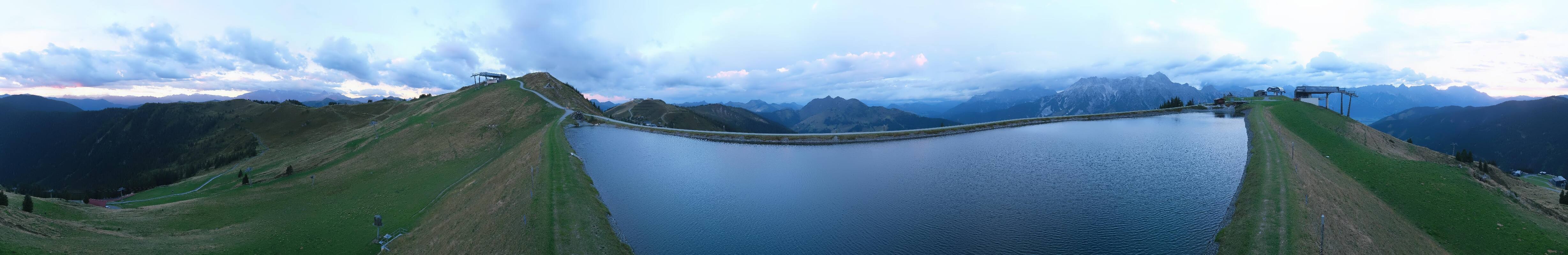 Archiv Foto Webcam Leogang: Ausblick vom Großen Asitz