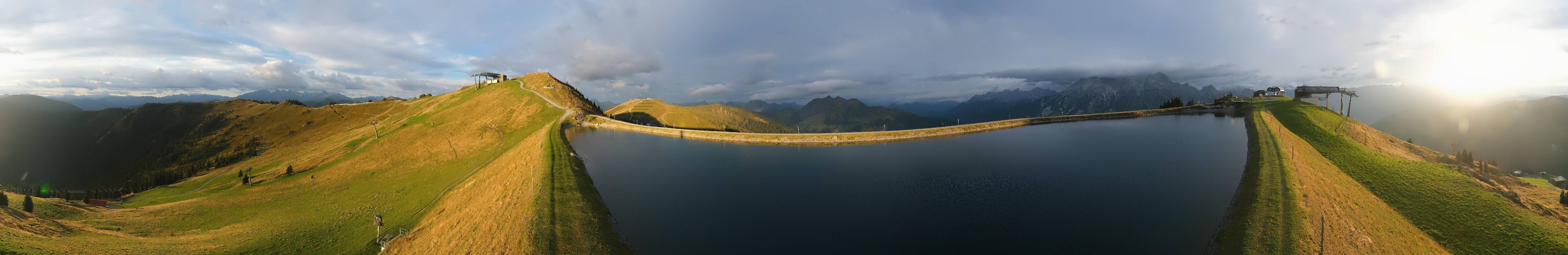 Archiv Foto Webcam Leogang: Ausblick vom Großen Asitz