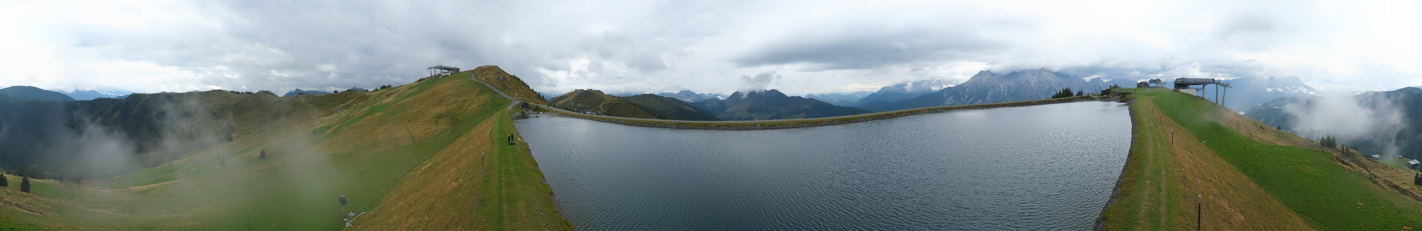 Archiv Foto Webcam Leogang: Ausblick vom Großen Asitz