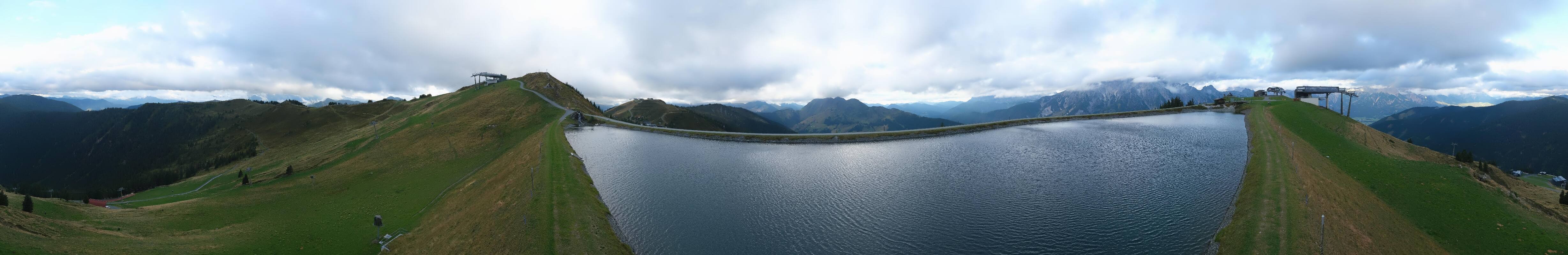 Archiv Foto Webcam Leogang: Ausblick vom Großen Asitz