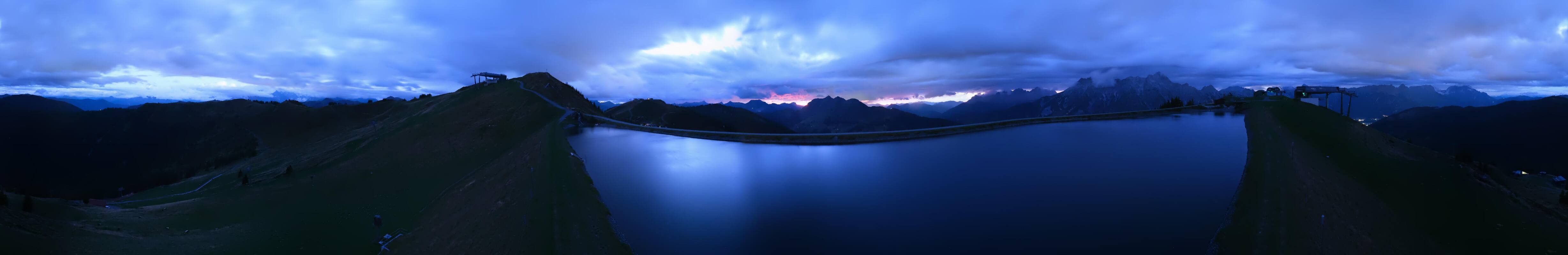 Archiv Foto Webcam Leogang: Ausblick vom Großen Asitz