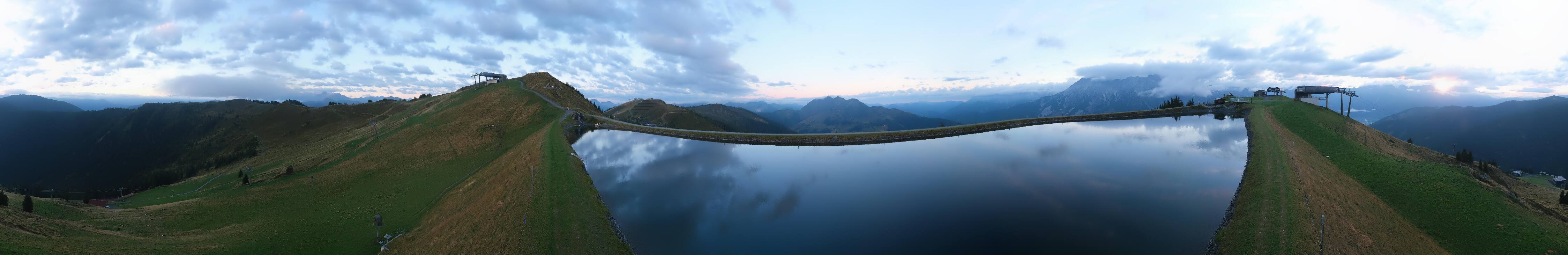 Archiv Foto Webcam Leogang: Ausblick vom Großen Asitz