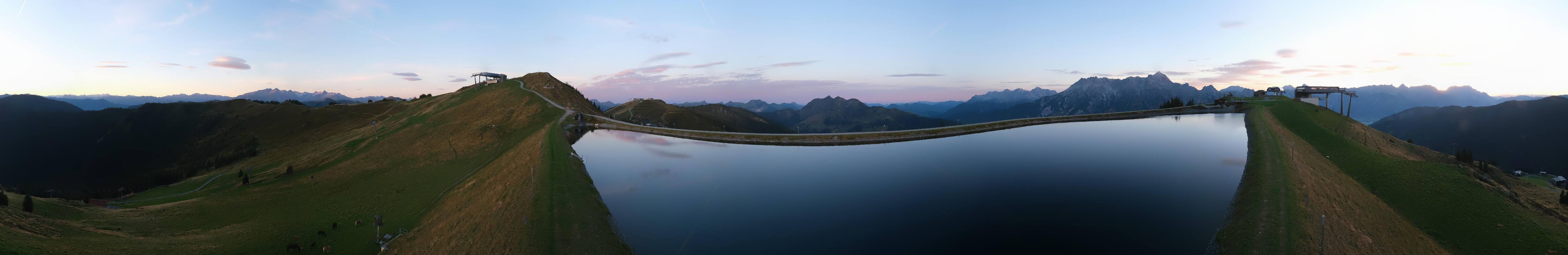 Archiv Foto Webcam Leogang: Ausblick vom Großen Asitz