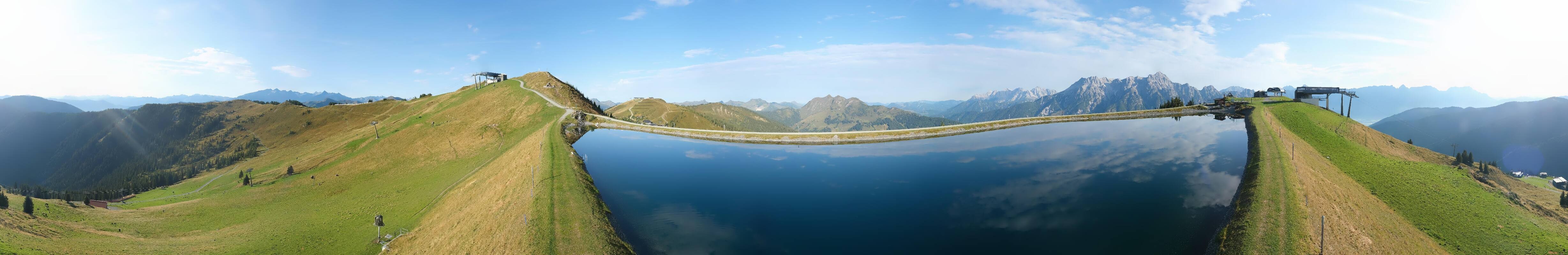 Archived image Webcam Leogang - View from Großer Asitz