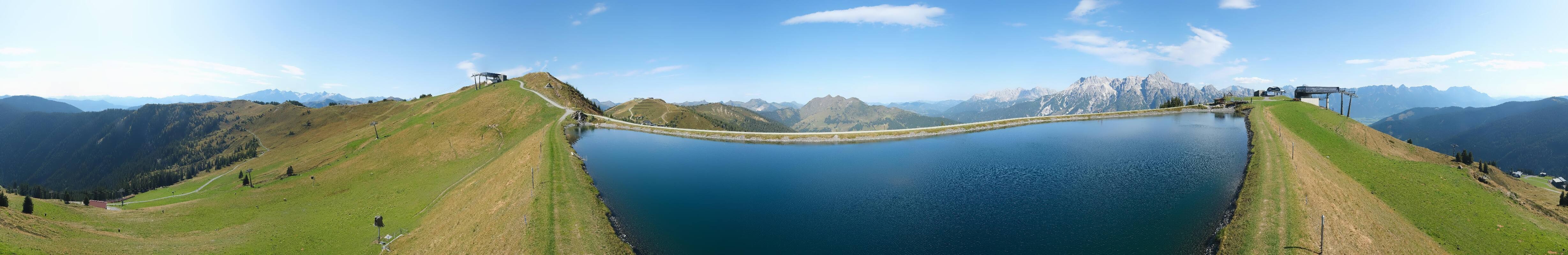 Archived image Webcam Leogang - View from Großer Asitz