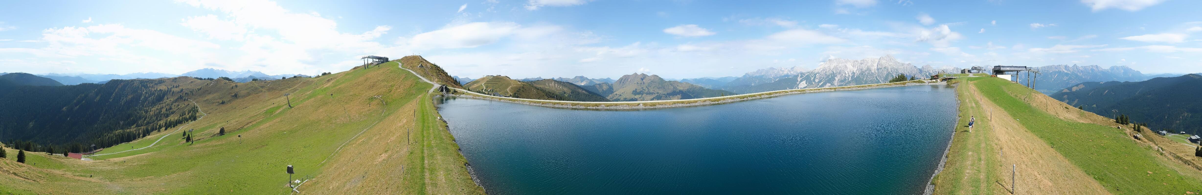 Archived image Webcam Leogang - View from Großer Asitz