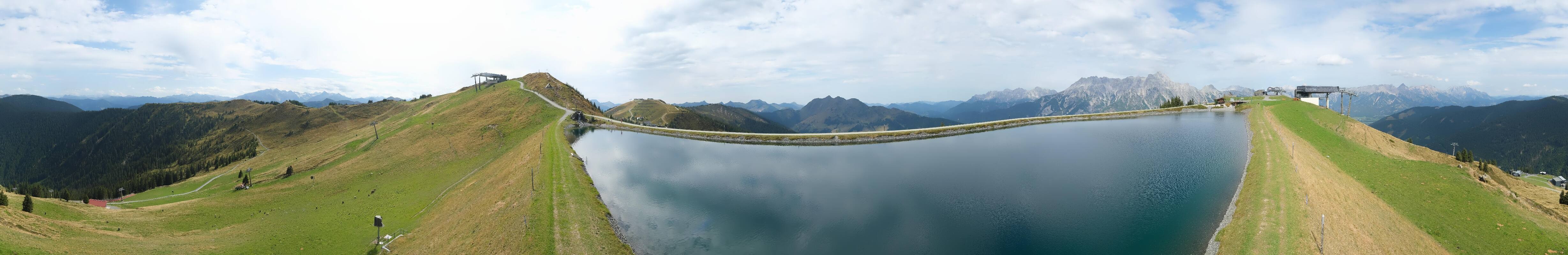 Archived image Webcam Leogang - View from Großer Asitz