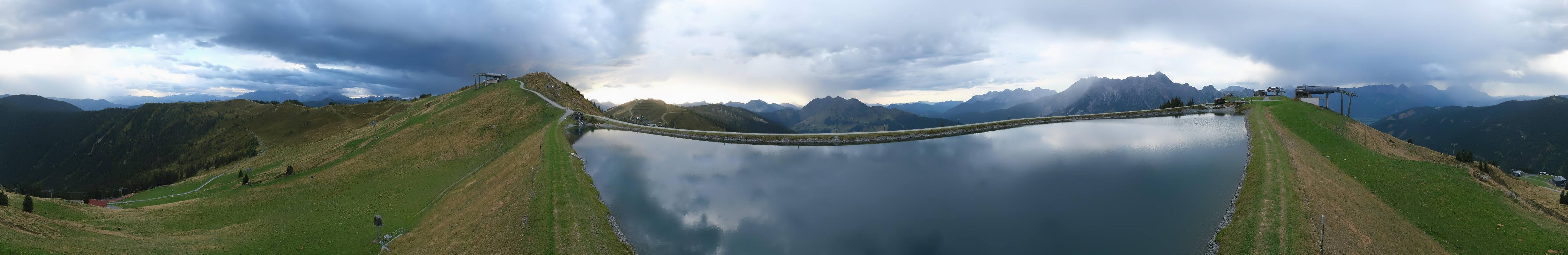 Archiv Foto Webcam Leogang: Ausblick vom Großen Asitz
