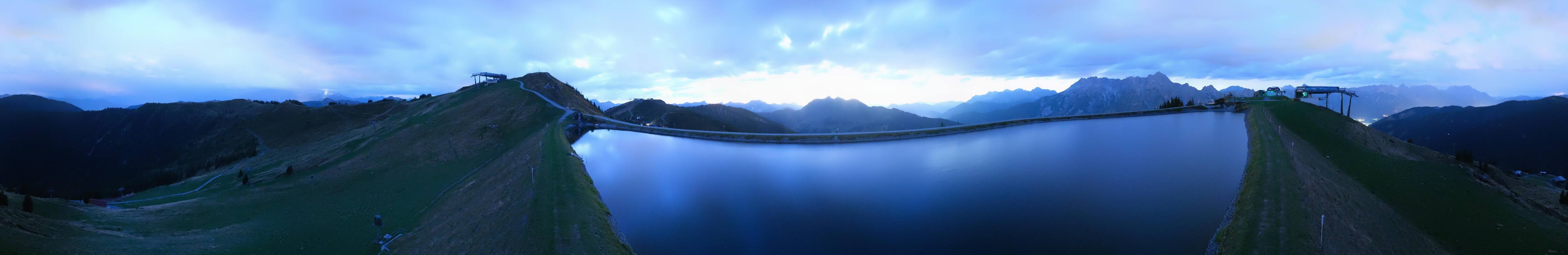 Archiv Foto Webcam Leogang: Ausblick vom Großen Asitz