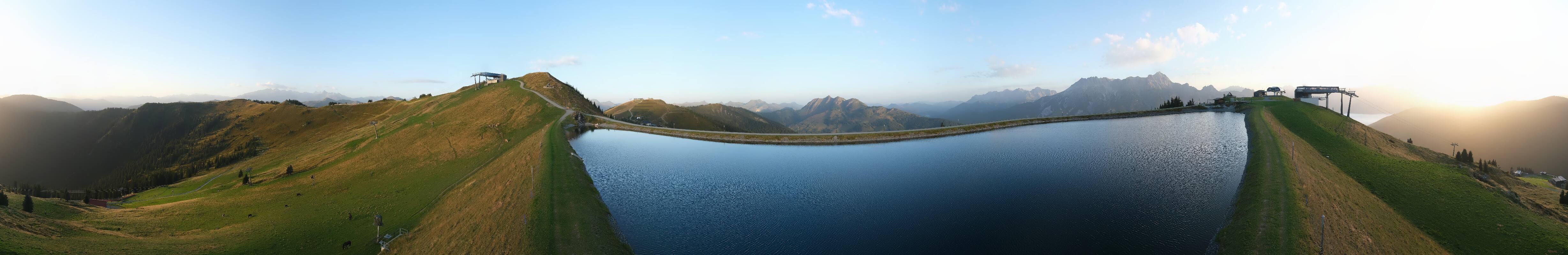 Archiv Foto Webcam Leogang: Ausblick vom Großen Asitz