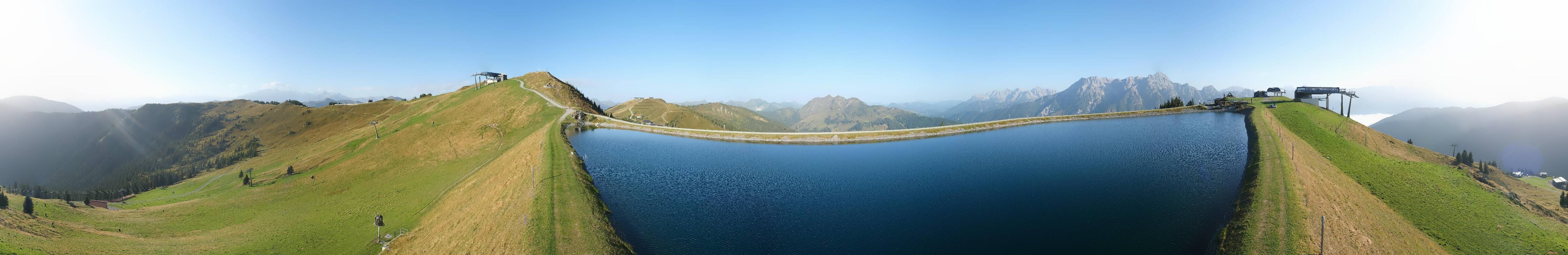 Archiv Foto Webcam Leogang: Ausblick vom Großen Asitz