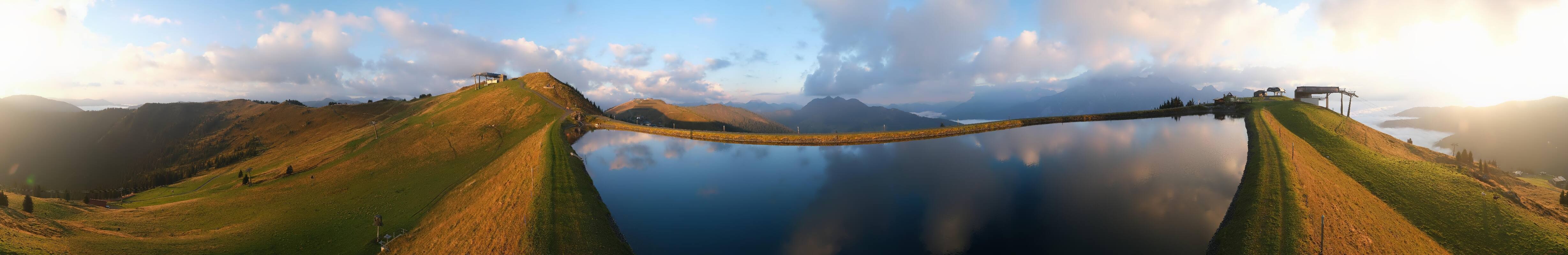 Archived image Webcam Leogang - View from Großer Asitz