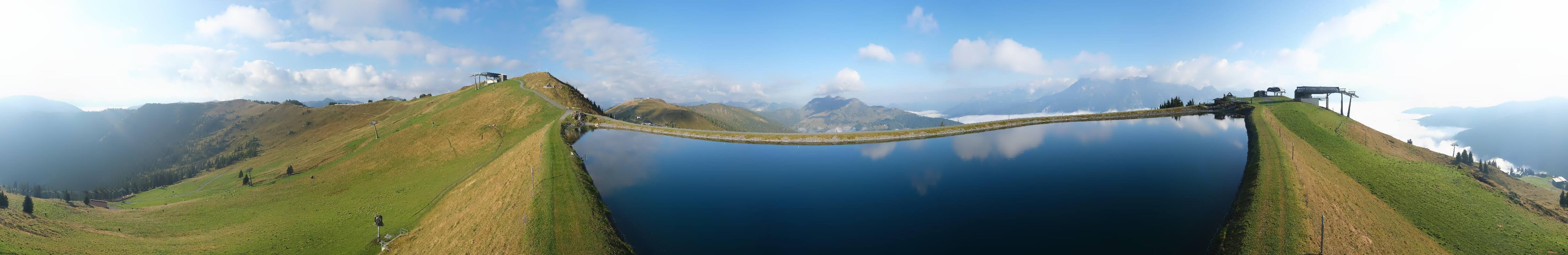 Archived image Webcam Leogang - View from Großer Asitz