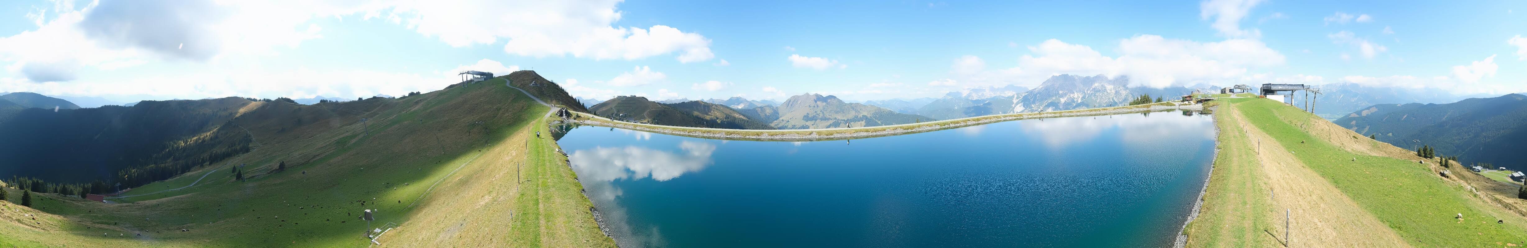 Archived image Webcam Leogang - View from Großer Asitz