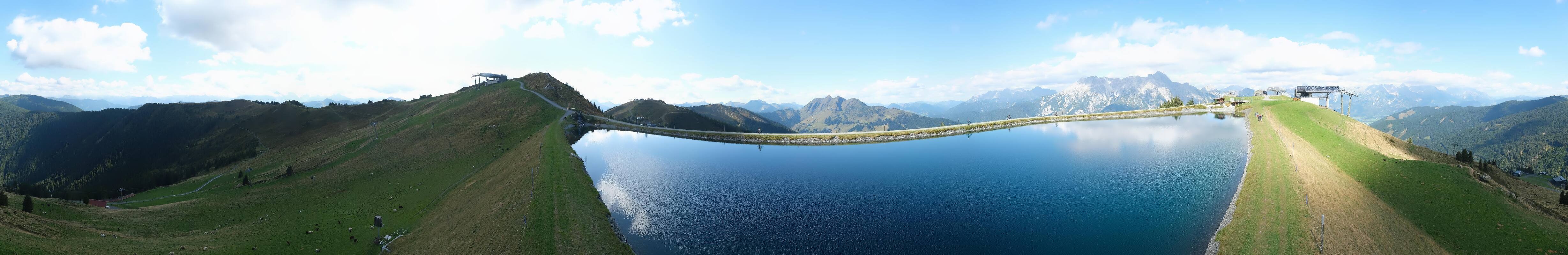 Archived image Webcam Leogang - View from Großer Asitz