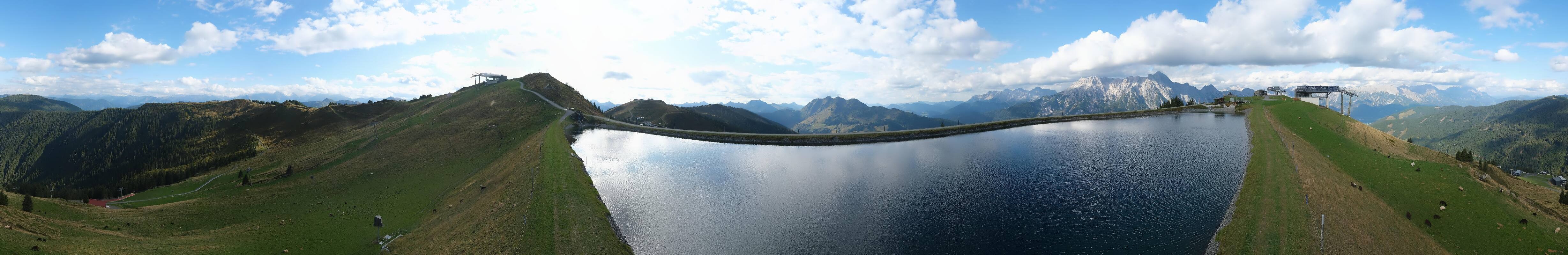 Archived image Webcam Leogang - View from Großer Asitz