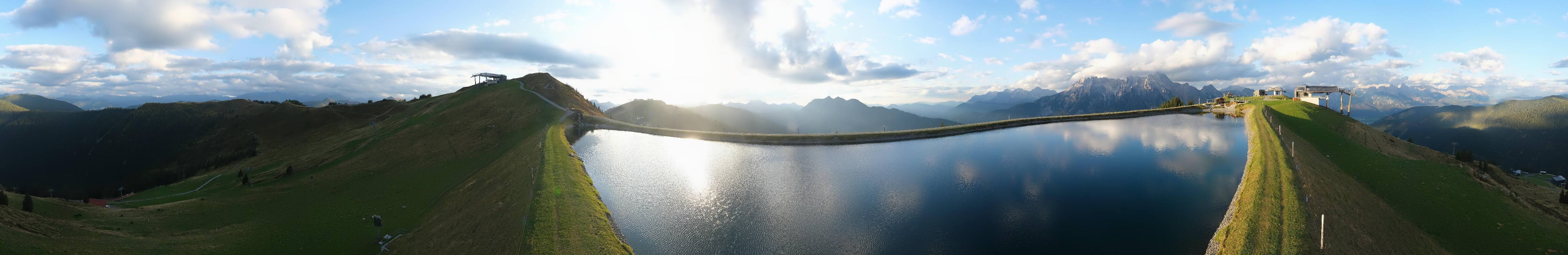 Archived image Webcam Leogang - View from Großer Asitz