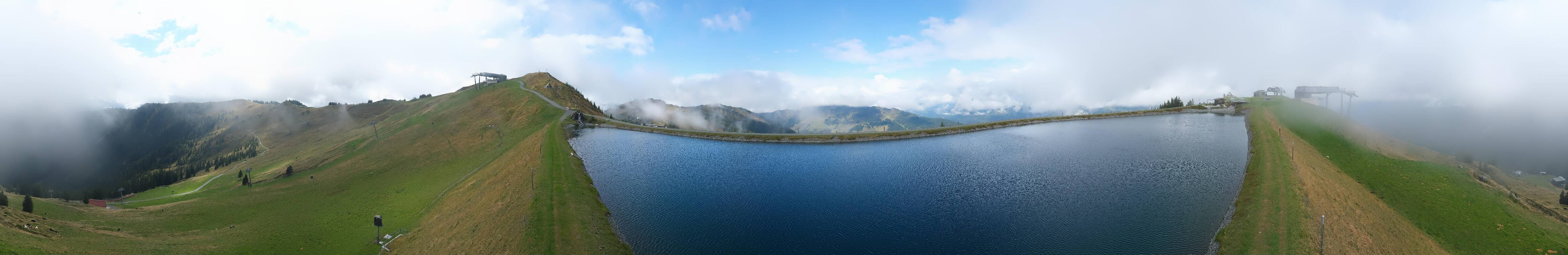 Archiv Foto Webcam Leogang: Ausblick vom Großen Asitz