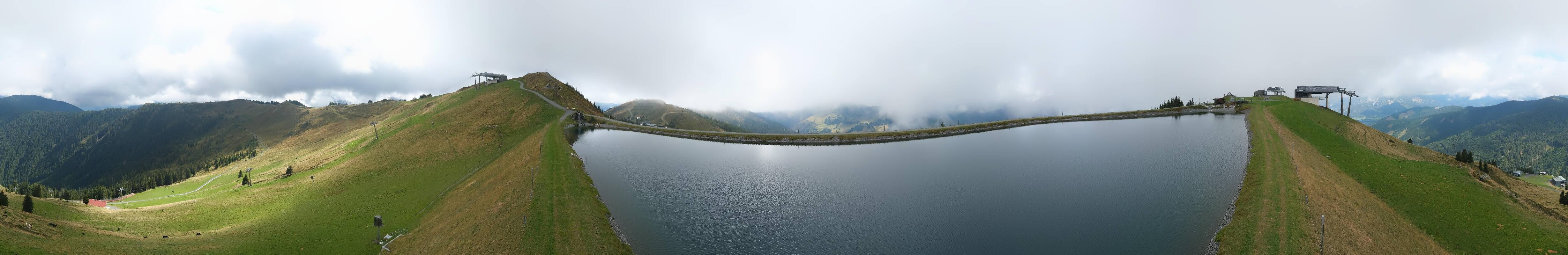 Archiv Foto Webcam Leogang: Ausblick vom Großen Asitz