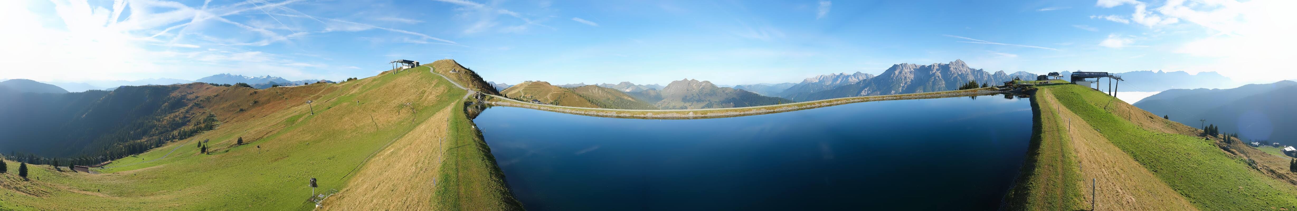 Archiv Foto Webcam Leogang: Ausblick vom Großen Asitz
